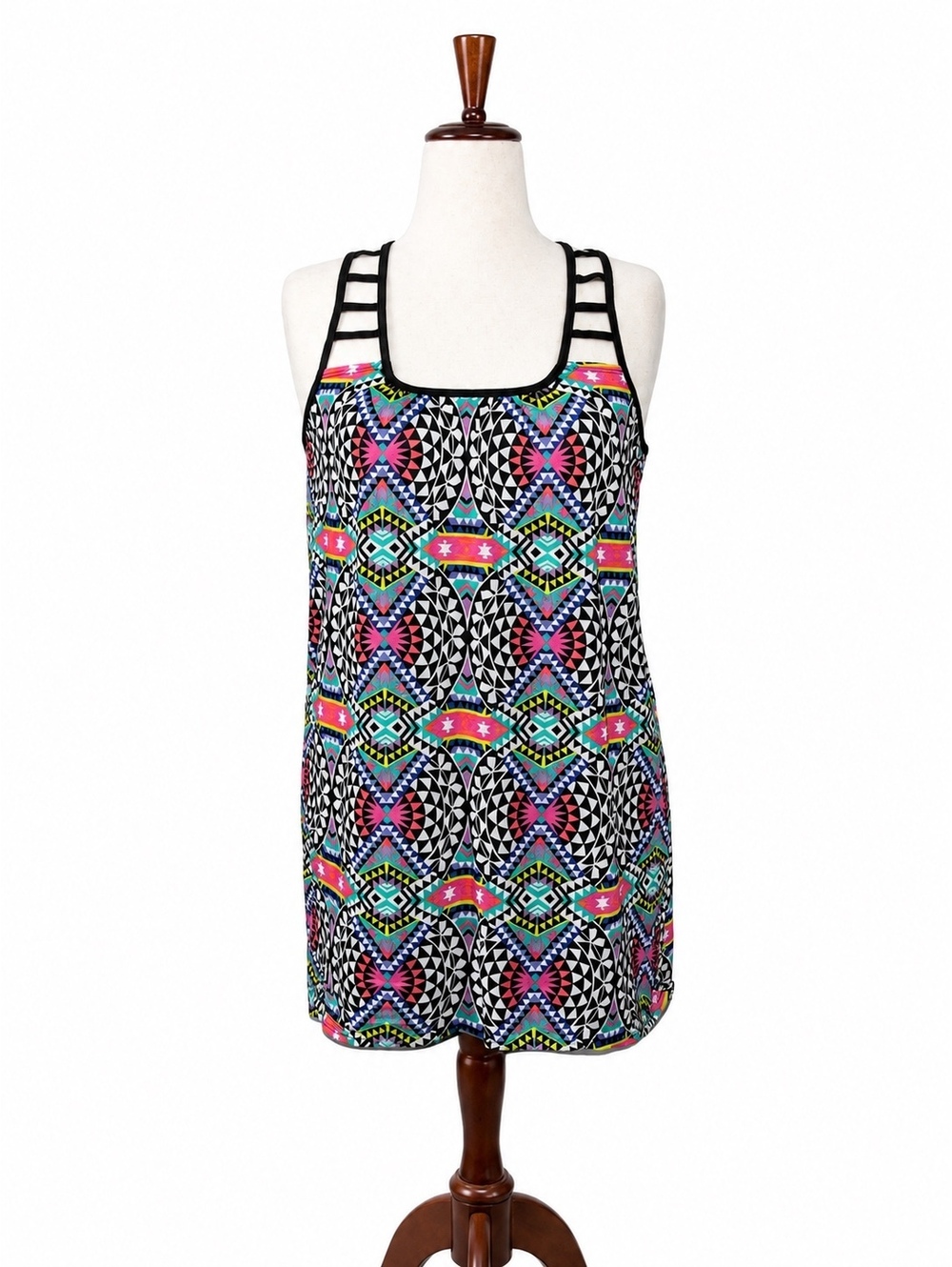 OP Women's Y2K Vintage Style Racerback Tunic Dress XL